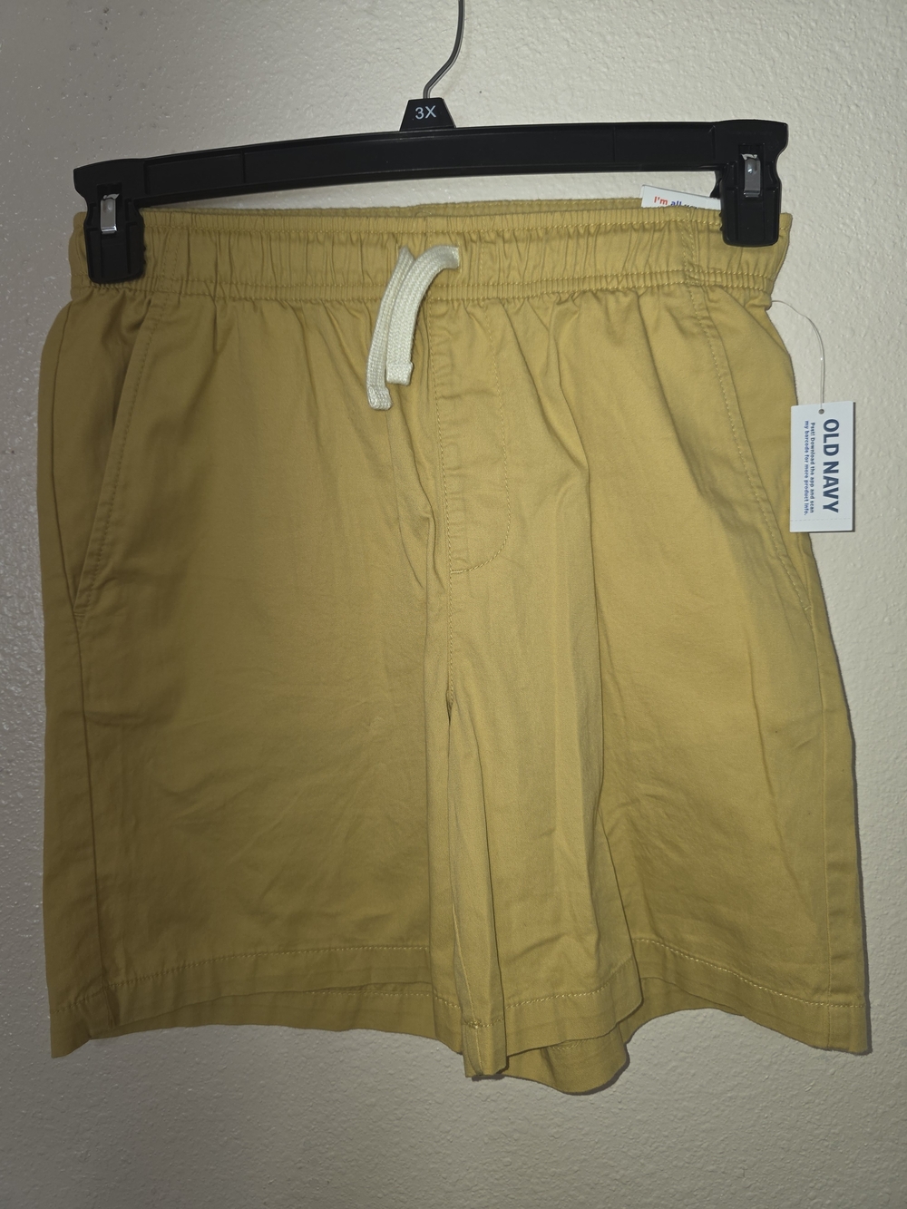 NWT Old Navy Boys Size XL (14-16) Mustard Yellow Dock Shorts